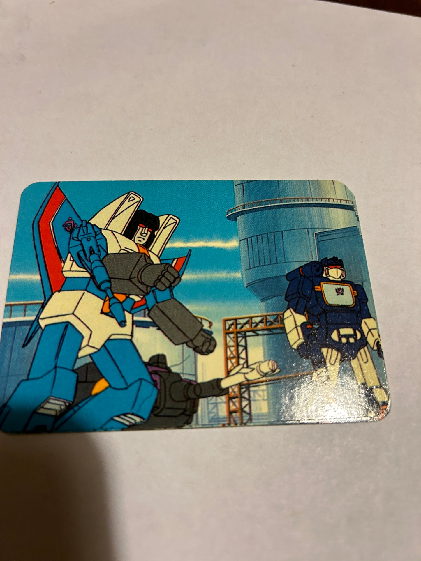 TF G1 Milton Bradley Action Card #184 Decepticon Troublemakers