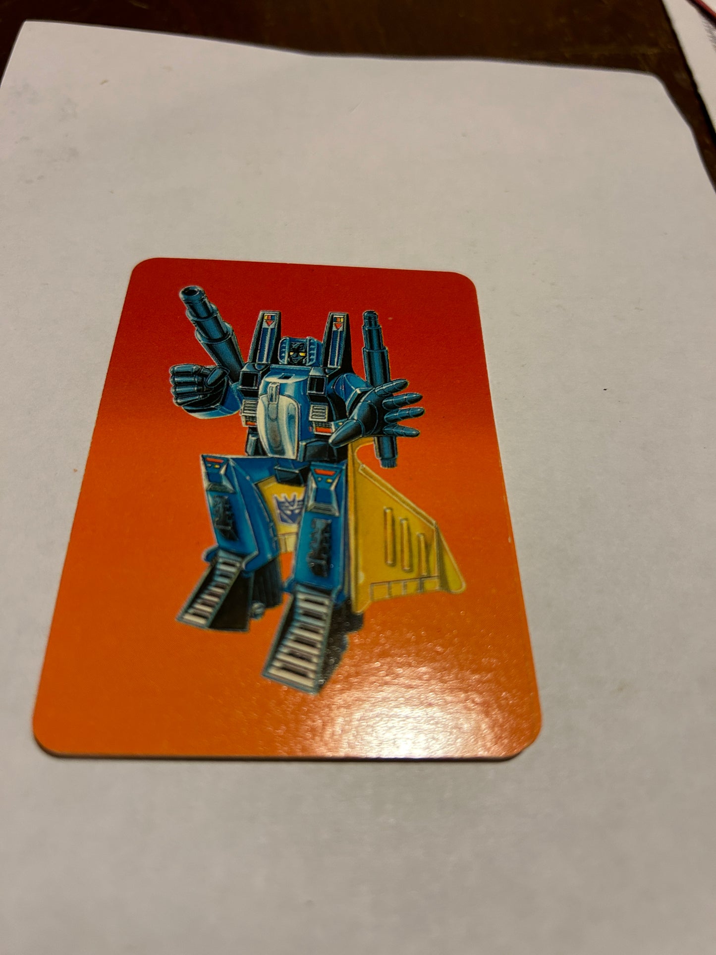 TF G1 Milton Bradley Action Card #99 Dirge