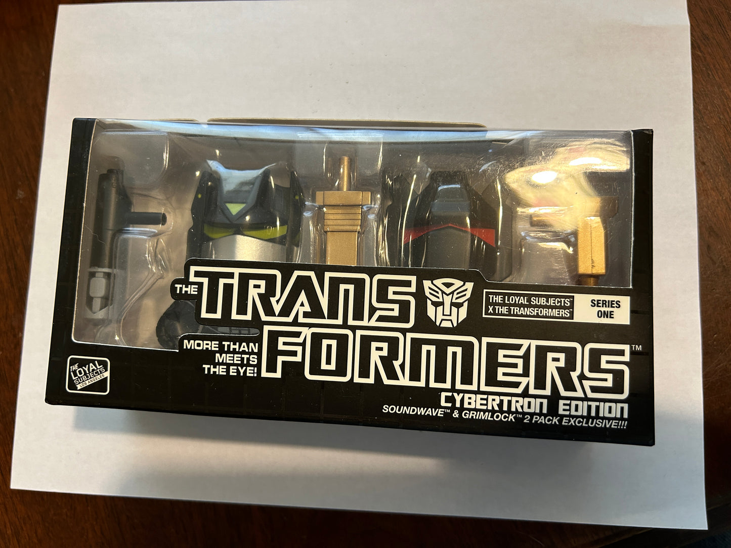 TF Loyal Subjects Cyberton Edition Soundwave & Grimlock 2-Pack