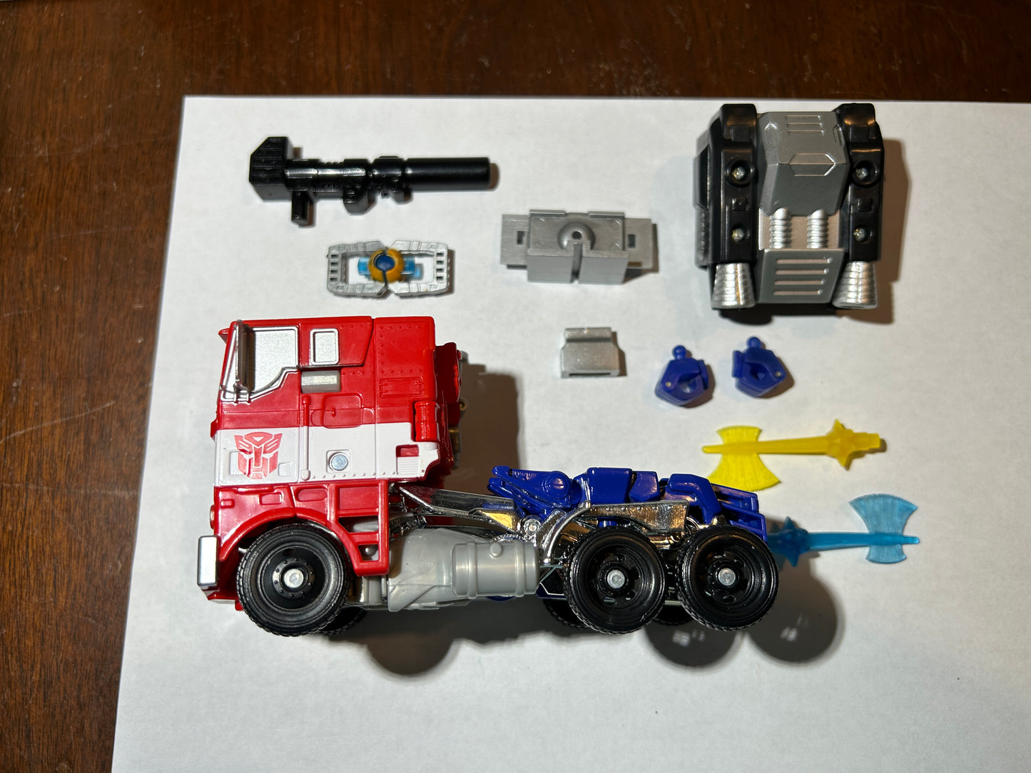TF Movie 4 AoE Evasion Mode Optimus Prime w/ Add-Ons