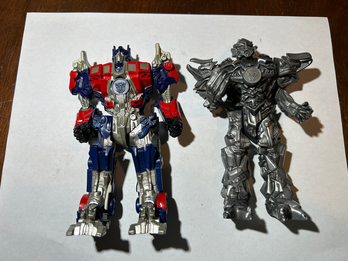 TF Movie 1 Robo Battlers Optimus Prime & Megatron incomplete