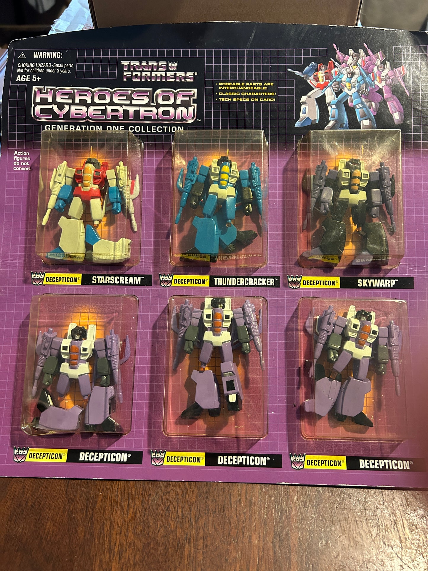 TF Botcon / OTFCC 2003 Air Cavalry 6-pack SEALED