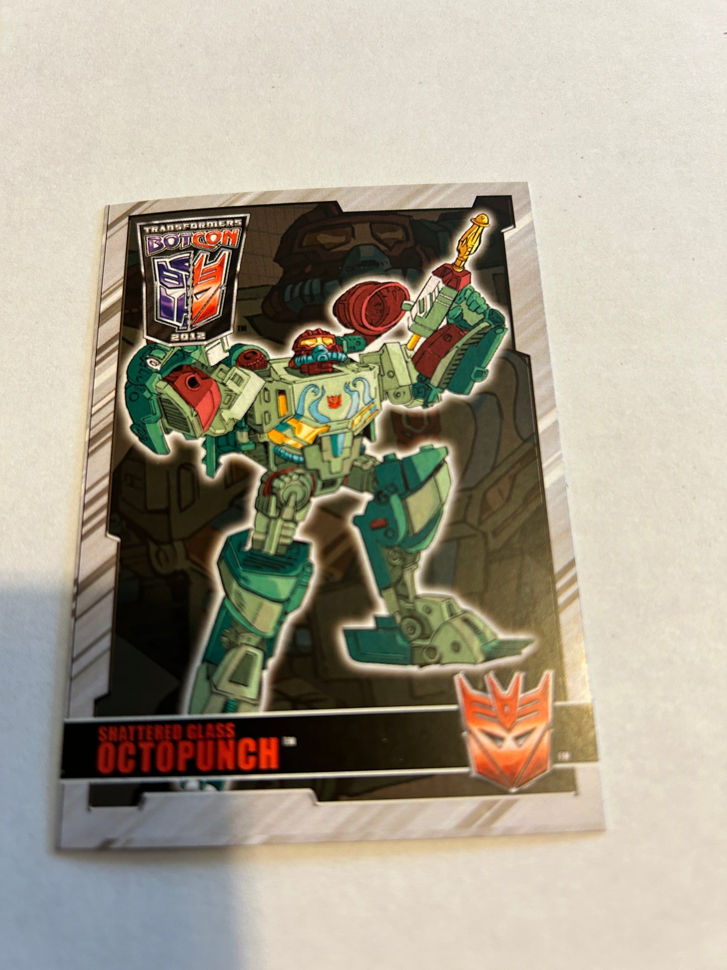 TF Botcon / TFCC 2012 Shattered Glass Octopunch card