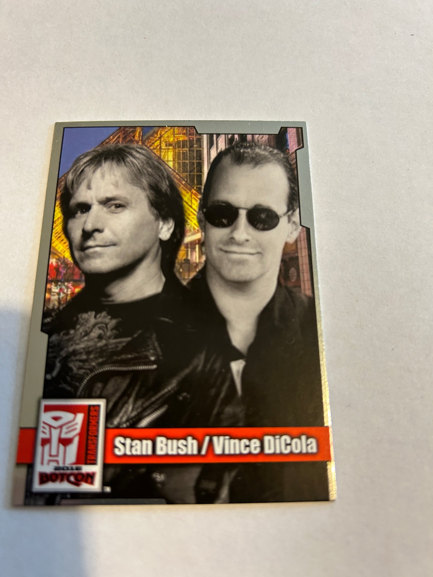 TF Botcon / TFCC 2016 Stan Bush / Vince DiCola card