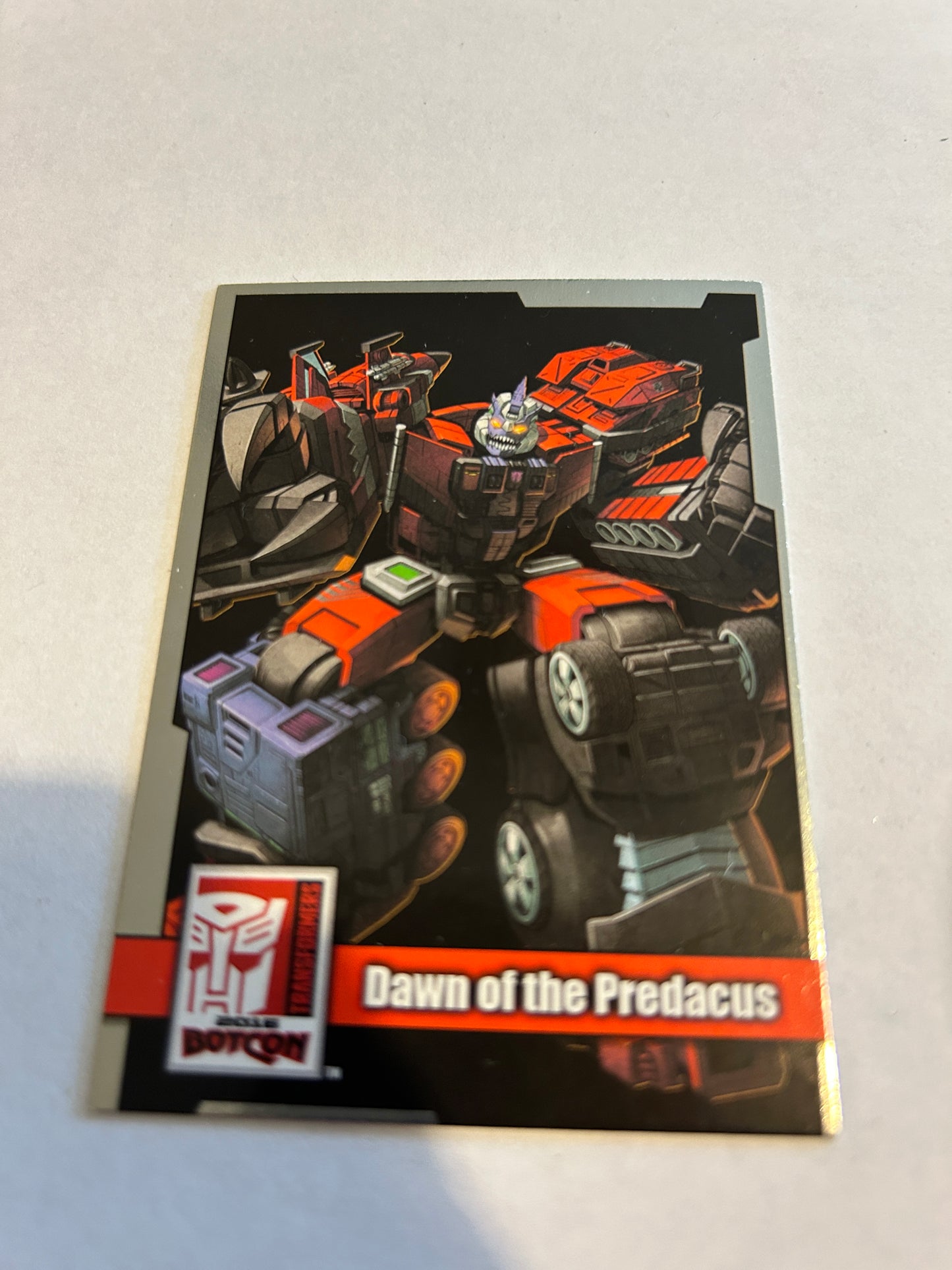 TF Botcon / TFCC 2016 Dawn of the Predacus card