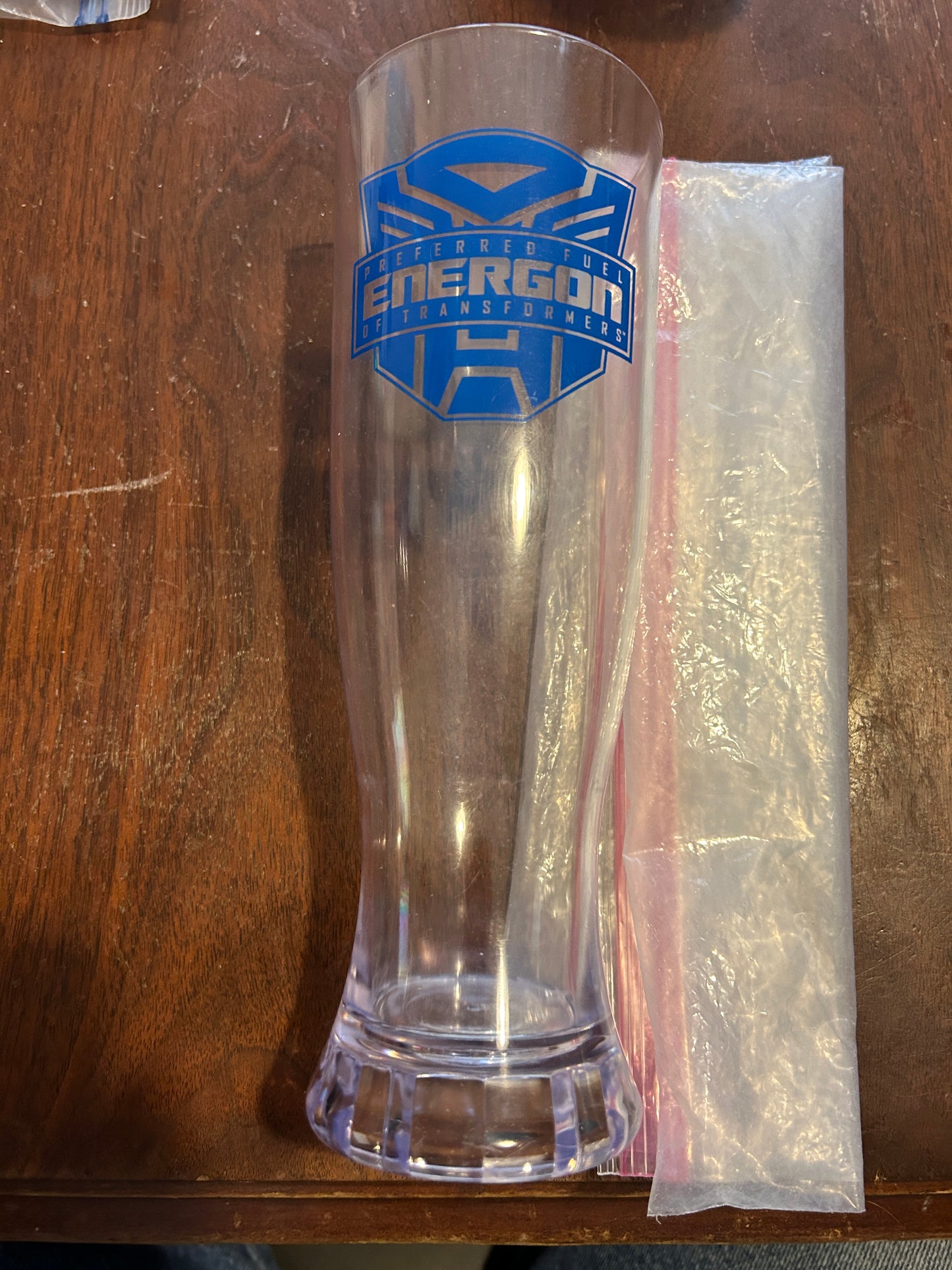 TF Hasbro Universal Studios Transformers : The Ride drinking glass