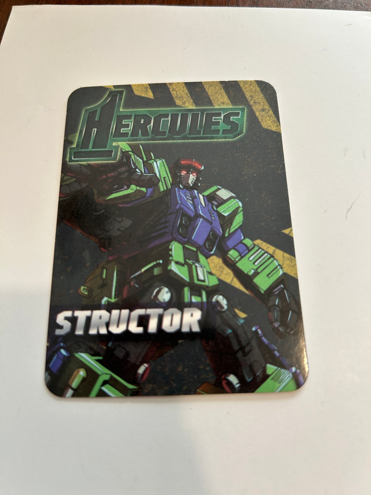 3rd party bio card / tech spec - Structor