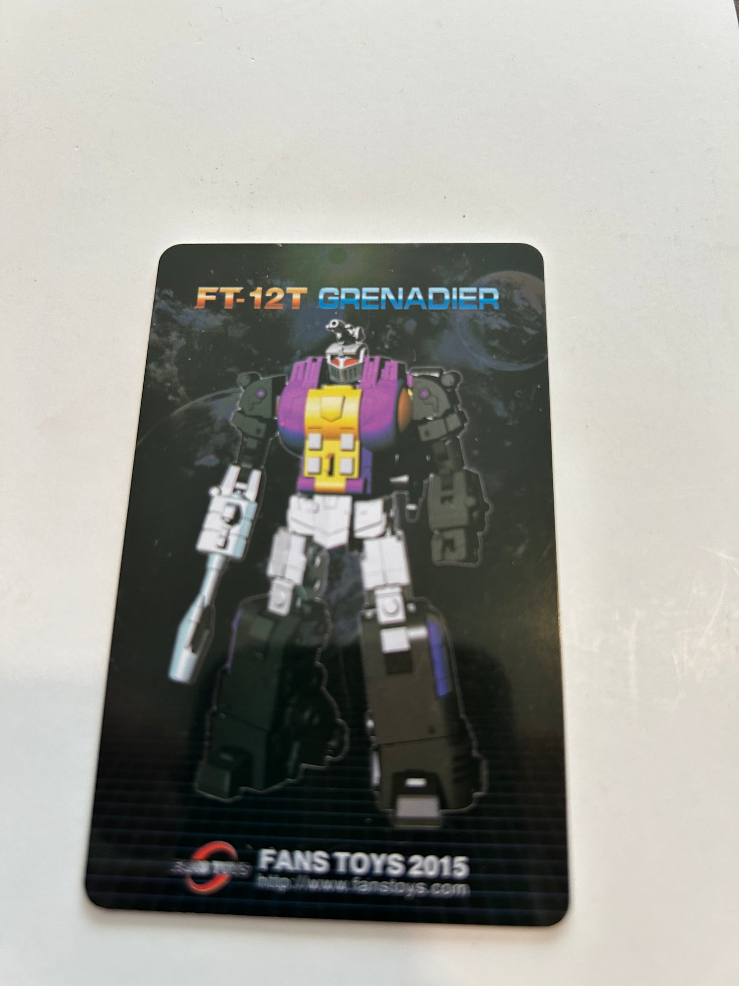 3rd party bio card / tech spec - Grenadier