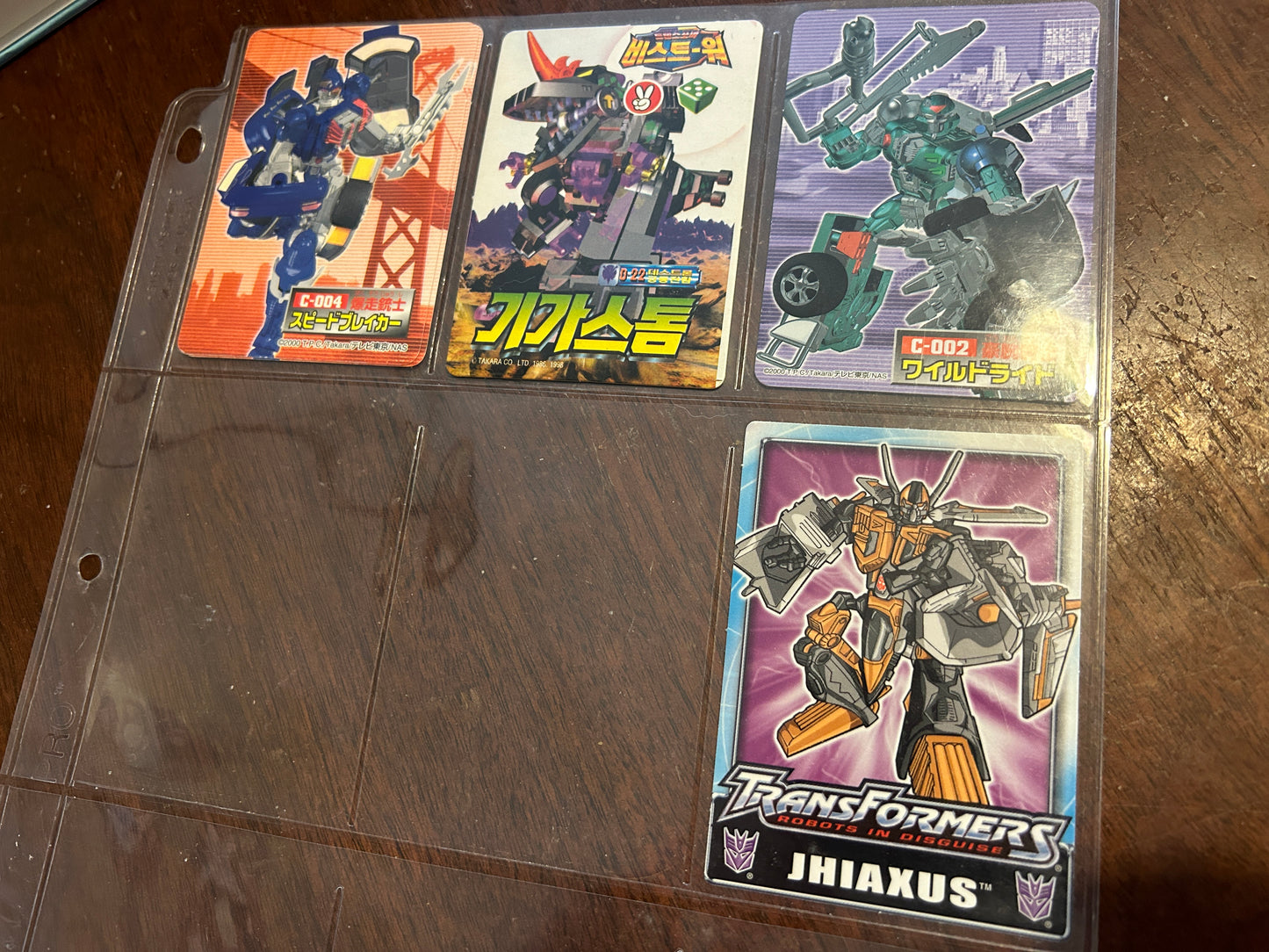 TF Car Robots / RID2001 card lot