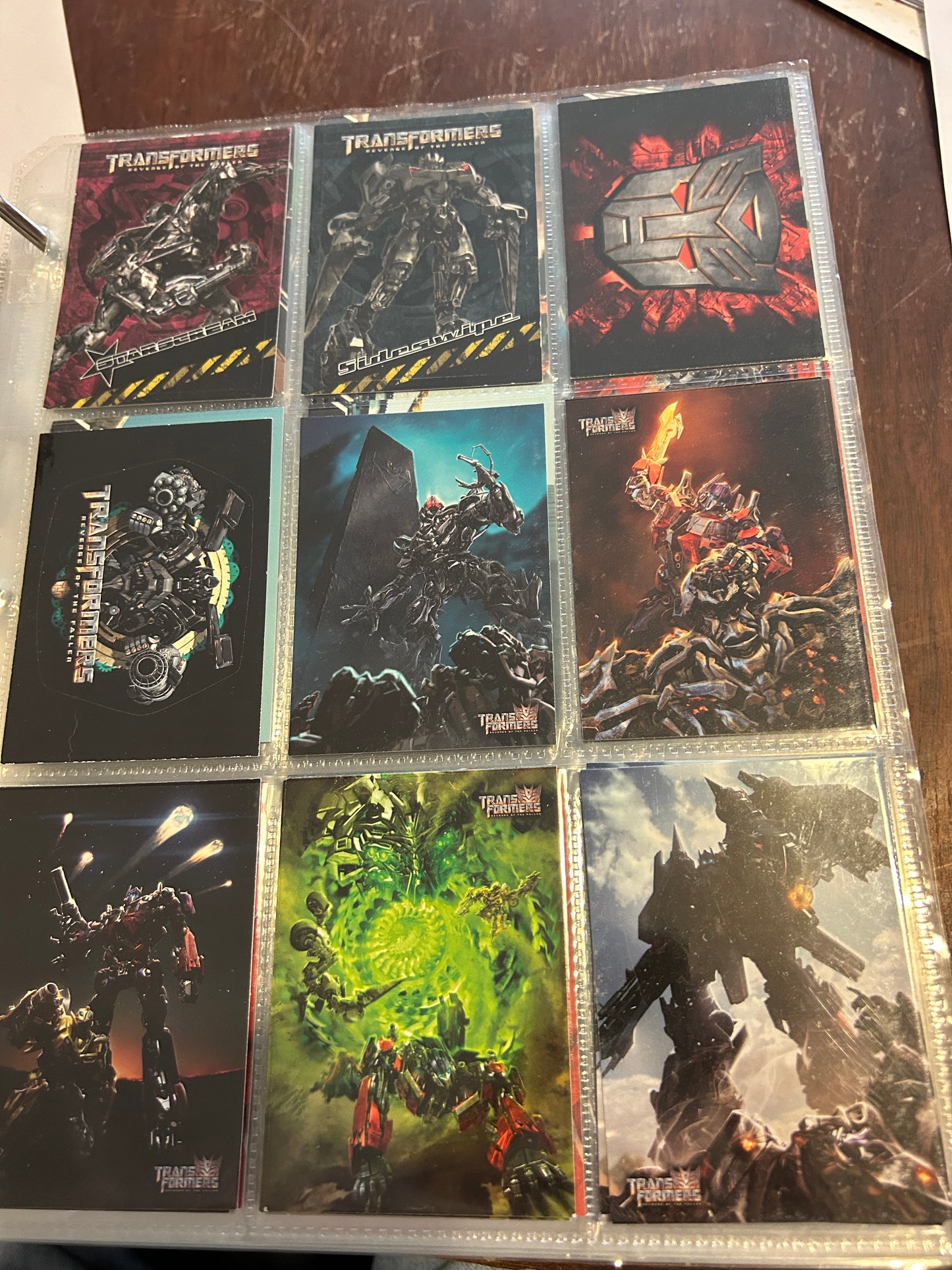 TF Movie 2 ROTF card lot