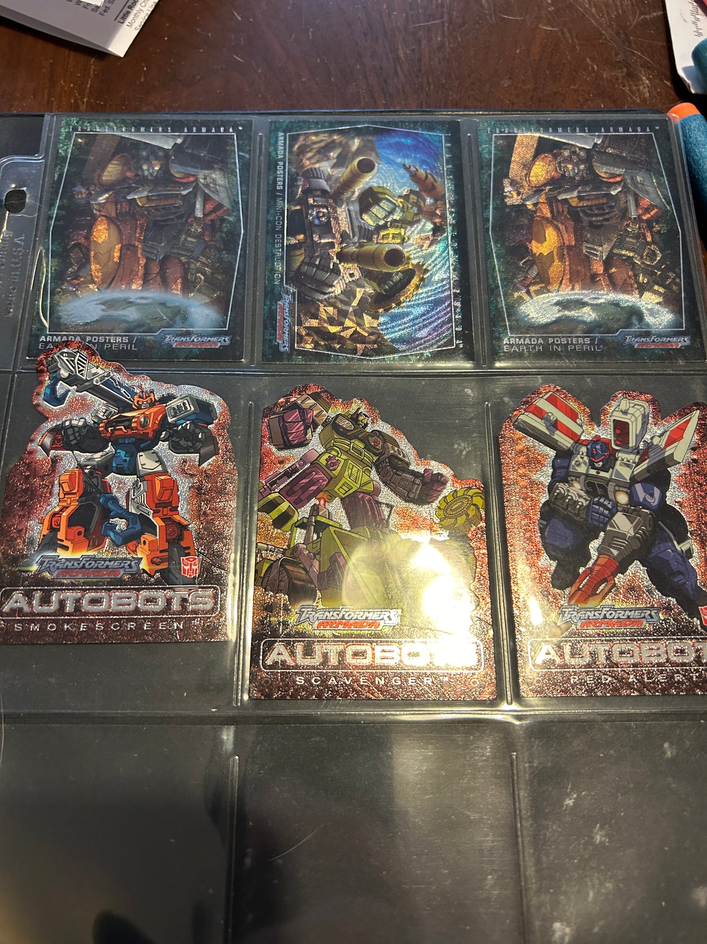 TF Armada card lot - gold trim incomplete