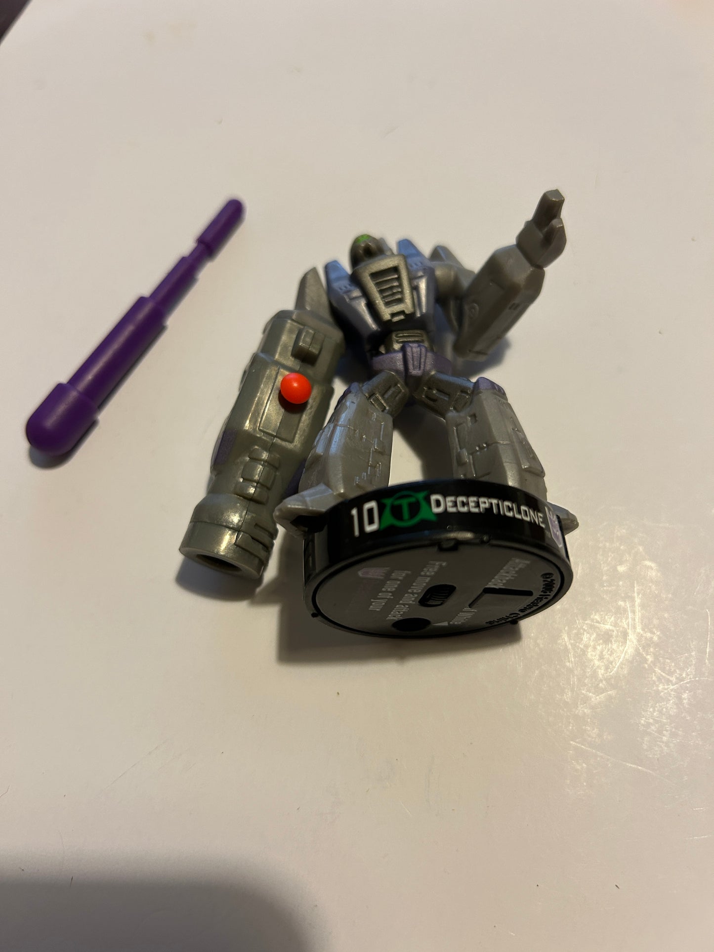 TF Attacktix Decepticlone (silver cannon variant)