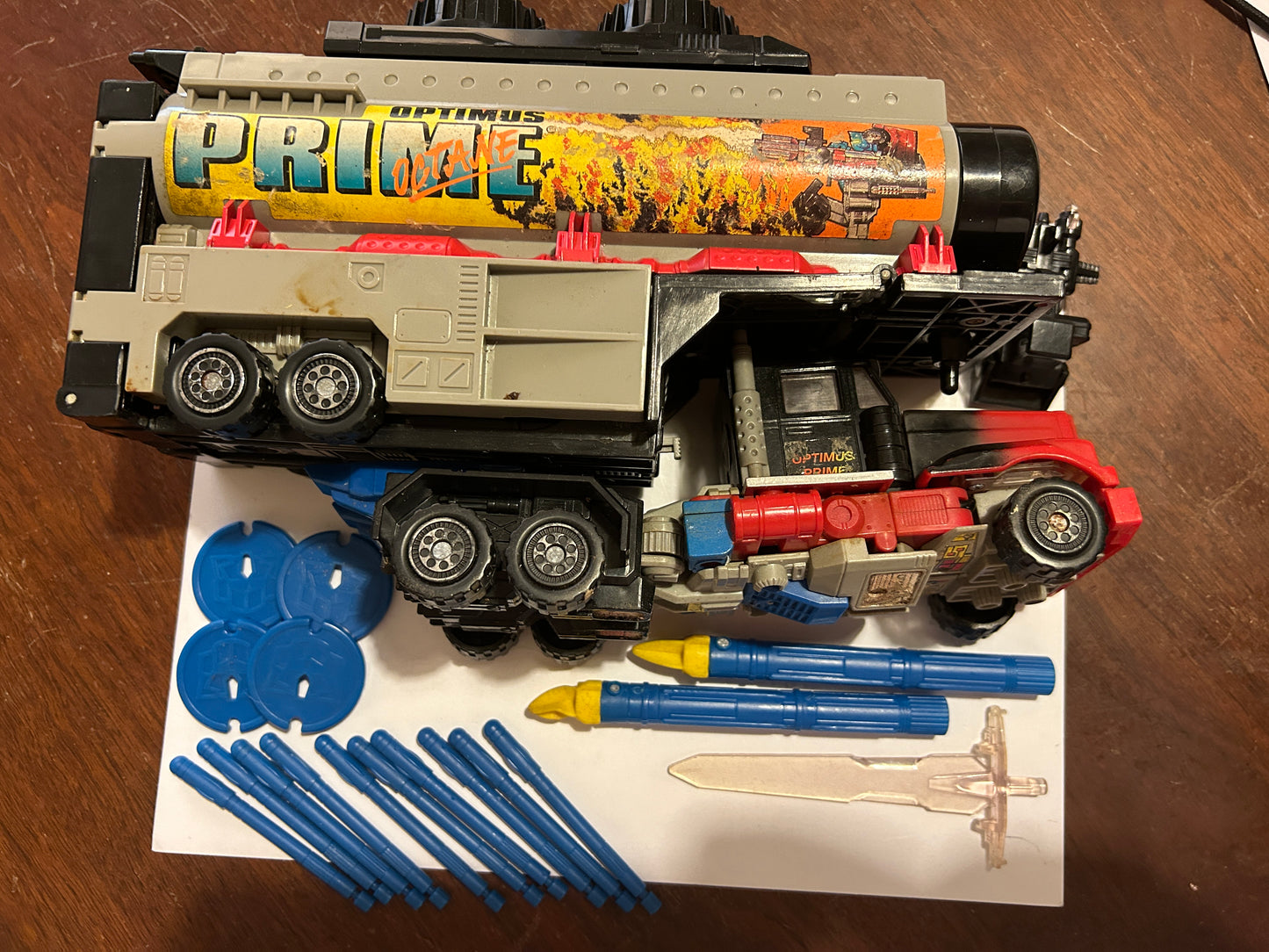 TF G2 Laser Optimus Prime incomplete