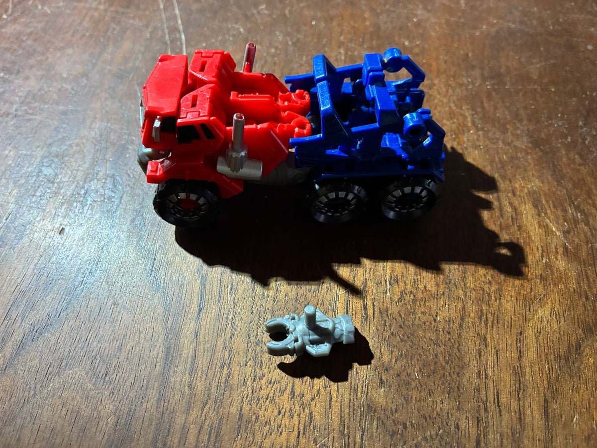 TF Prime Optimus Prime Beast Hunters cyberverse incomplete