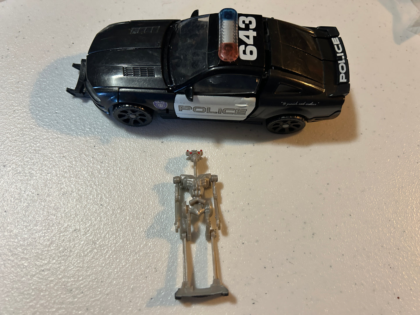 TF Movie 1 Barricade deluxe w/ custom electronic lights