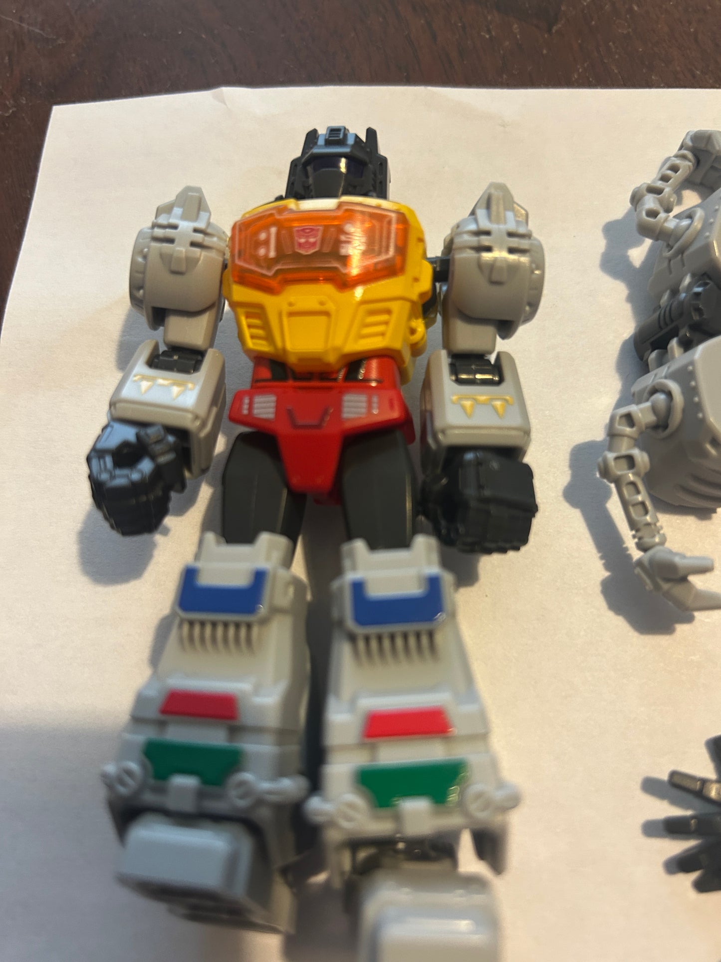 TF Blokees G1 Grimlock robot metallic