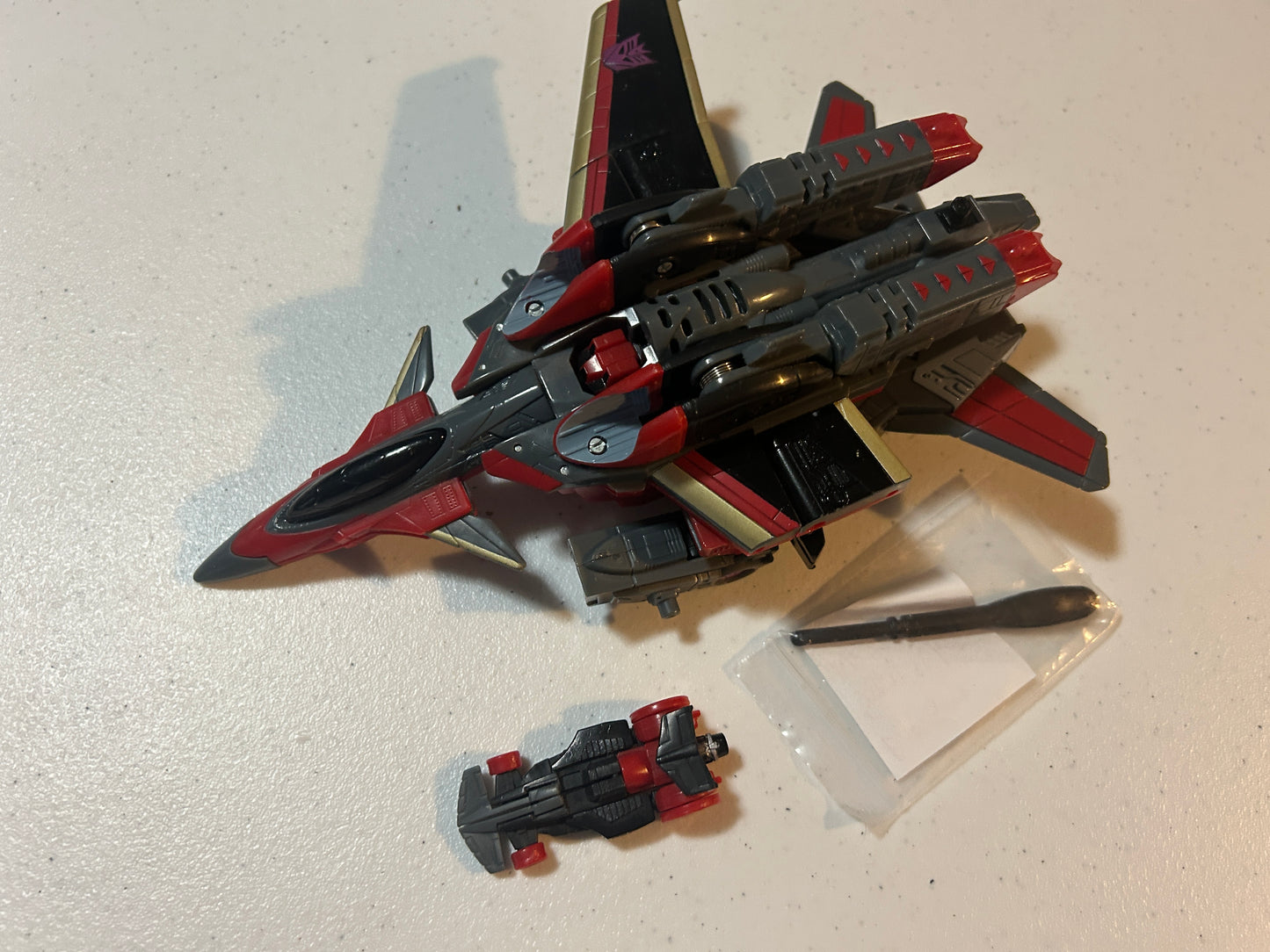 TF Energon Starscream Sam's Club incomplete