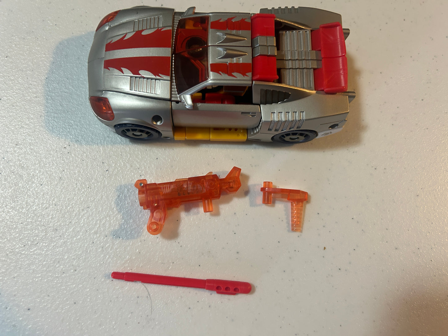 TF Energon Hot Shot deluxe silver