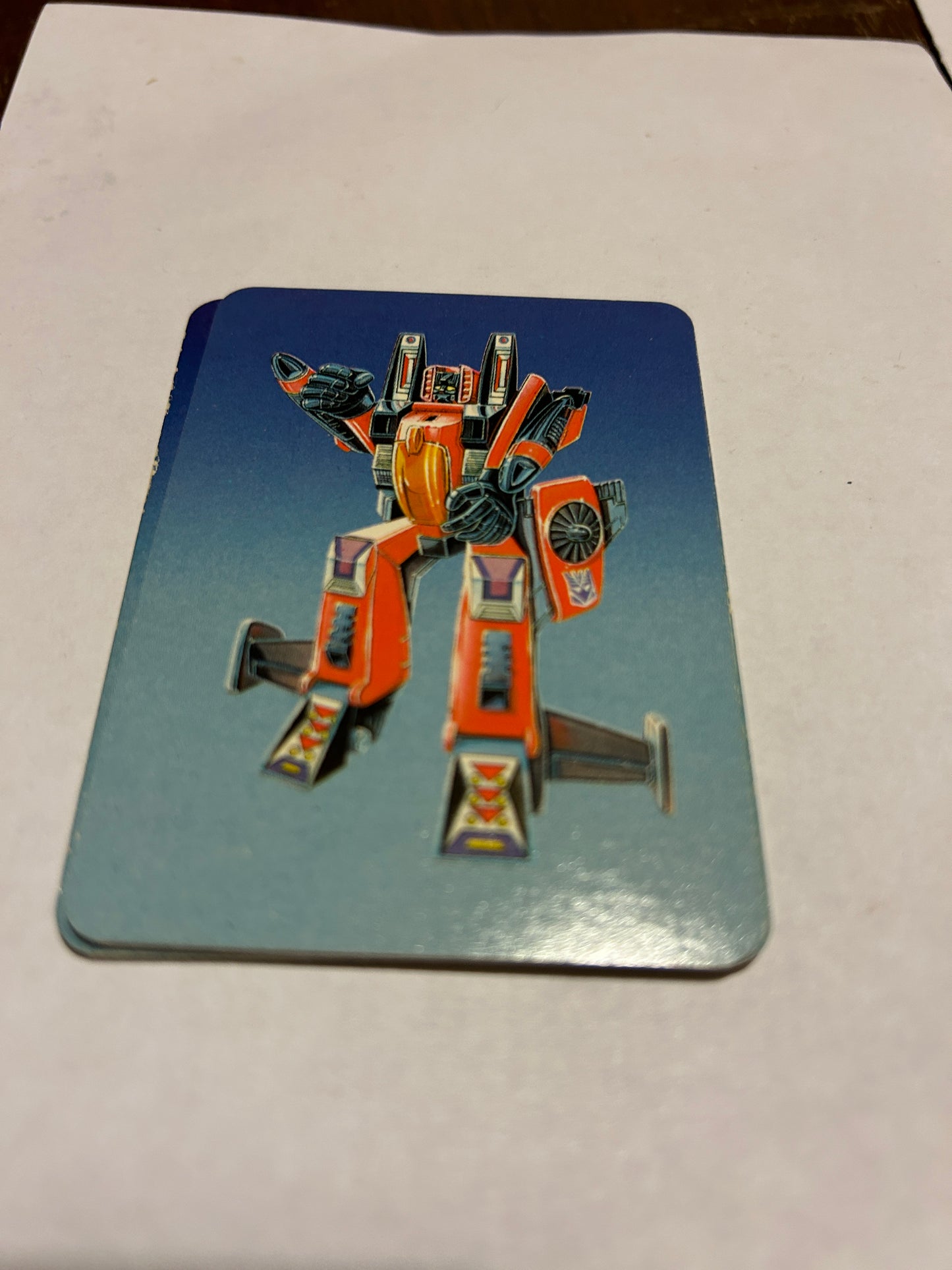 TF G1 Milton Bradley Action Card #100 Thrust