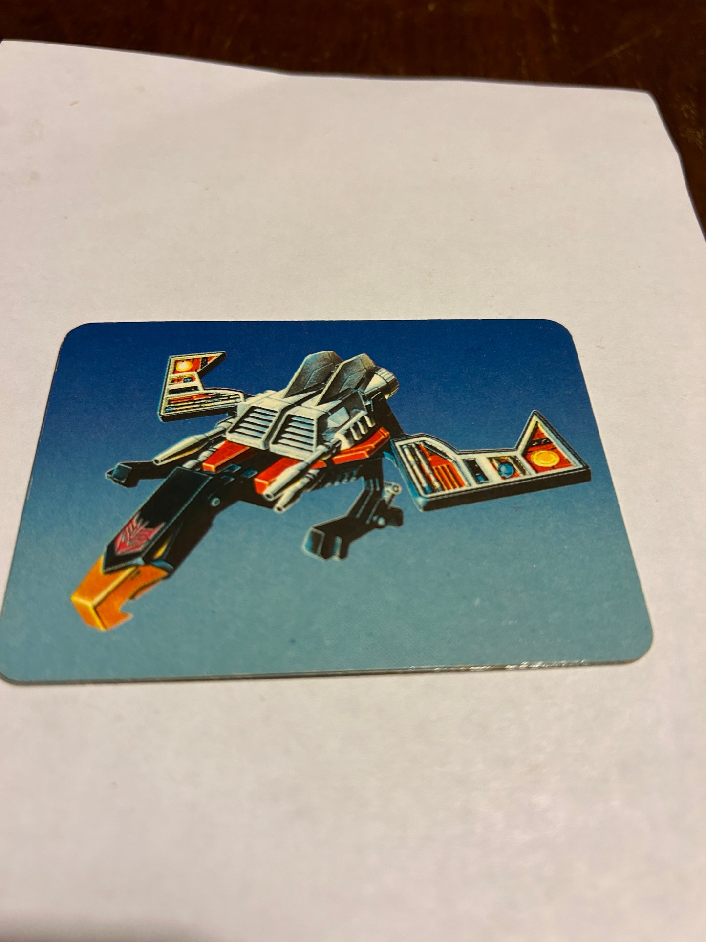 TF G1 Milton Bradley Action Card #108 Laserbeak