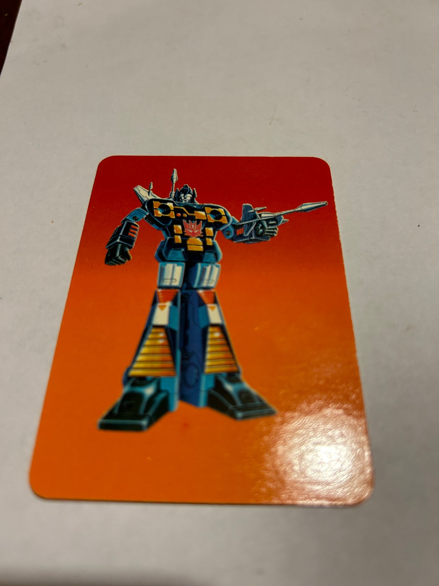 TF G1 Milton Bradley Action Card #109 Frenzy