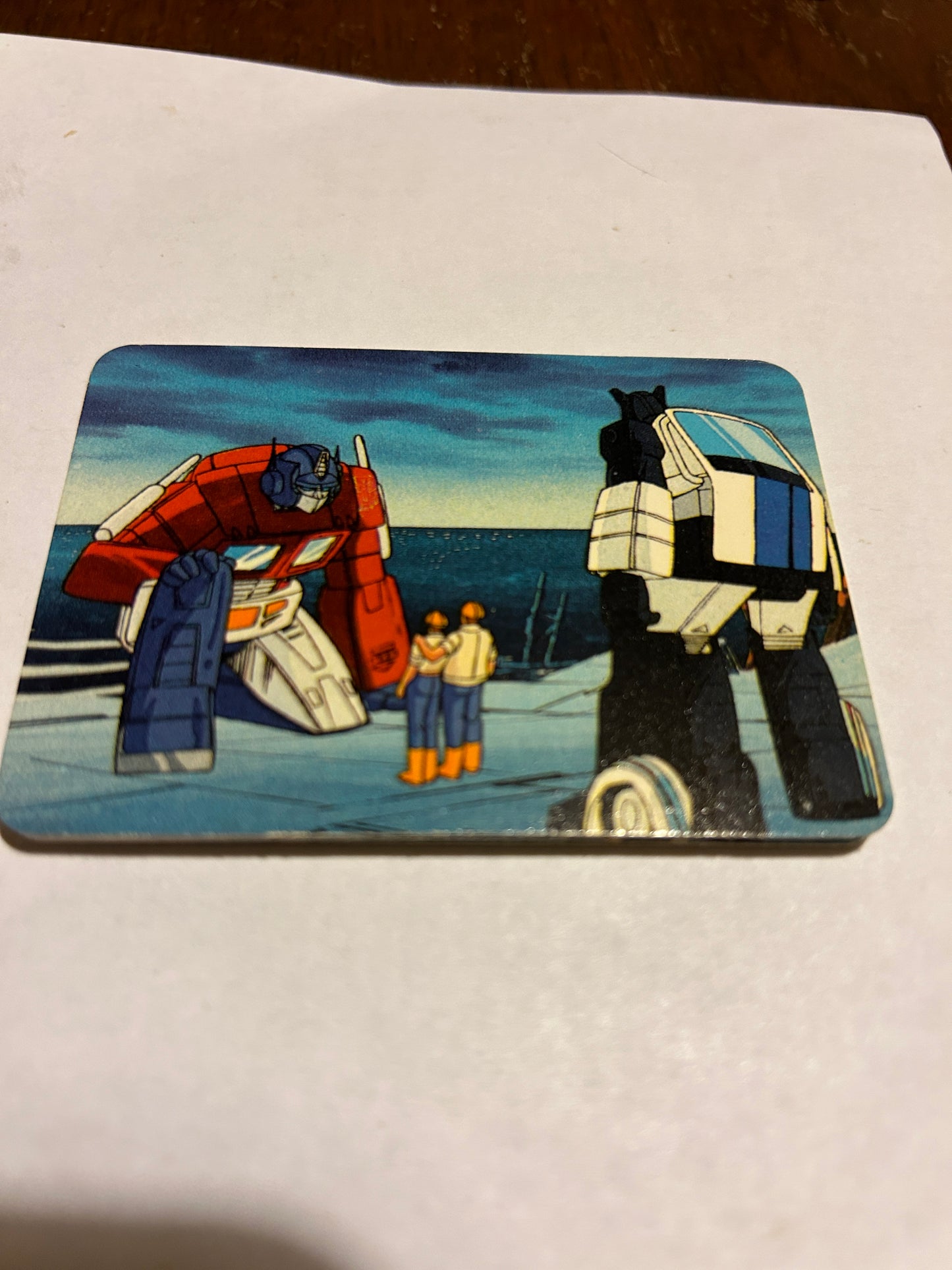 TF G1 Milton Bradley Action Card #126 Grateful Earthlings