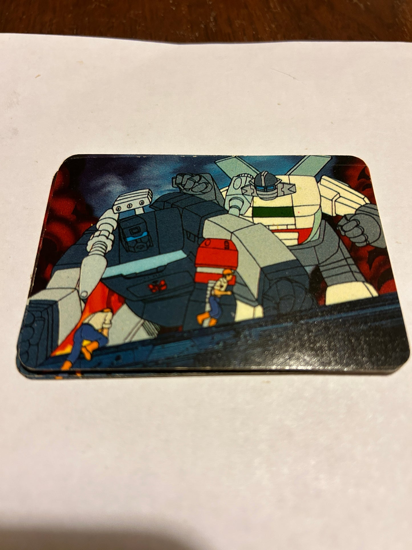 TF G1 Milton Bradley Action Card #127 Autobot Rescue!