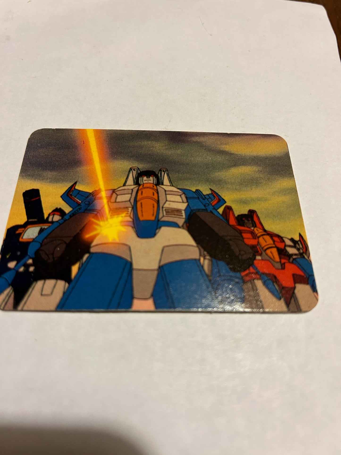 TF G1 Milton Bradley Action Card #137 Invincible Warriors