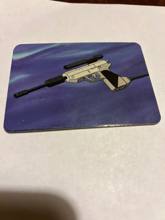 TF G1 Milton Bradley Action Card #141 Dreaded Walther P-38