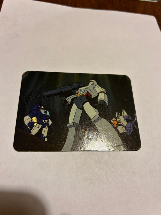 TF G1 Milton Bradley Action Card #147 Decepticons Forever!