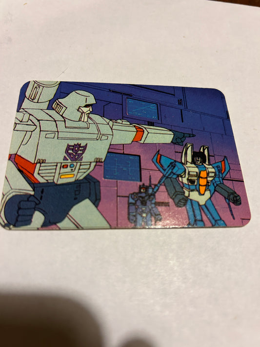 TF G1 Milton Bradley Action Card #150 The Decepticon Strategy