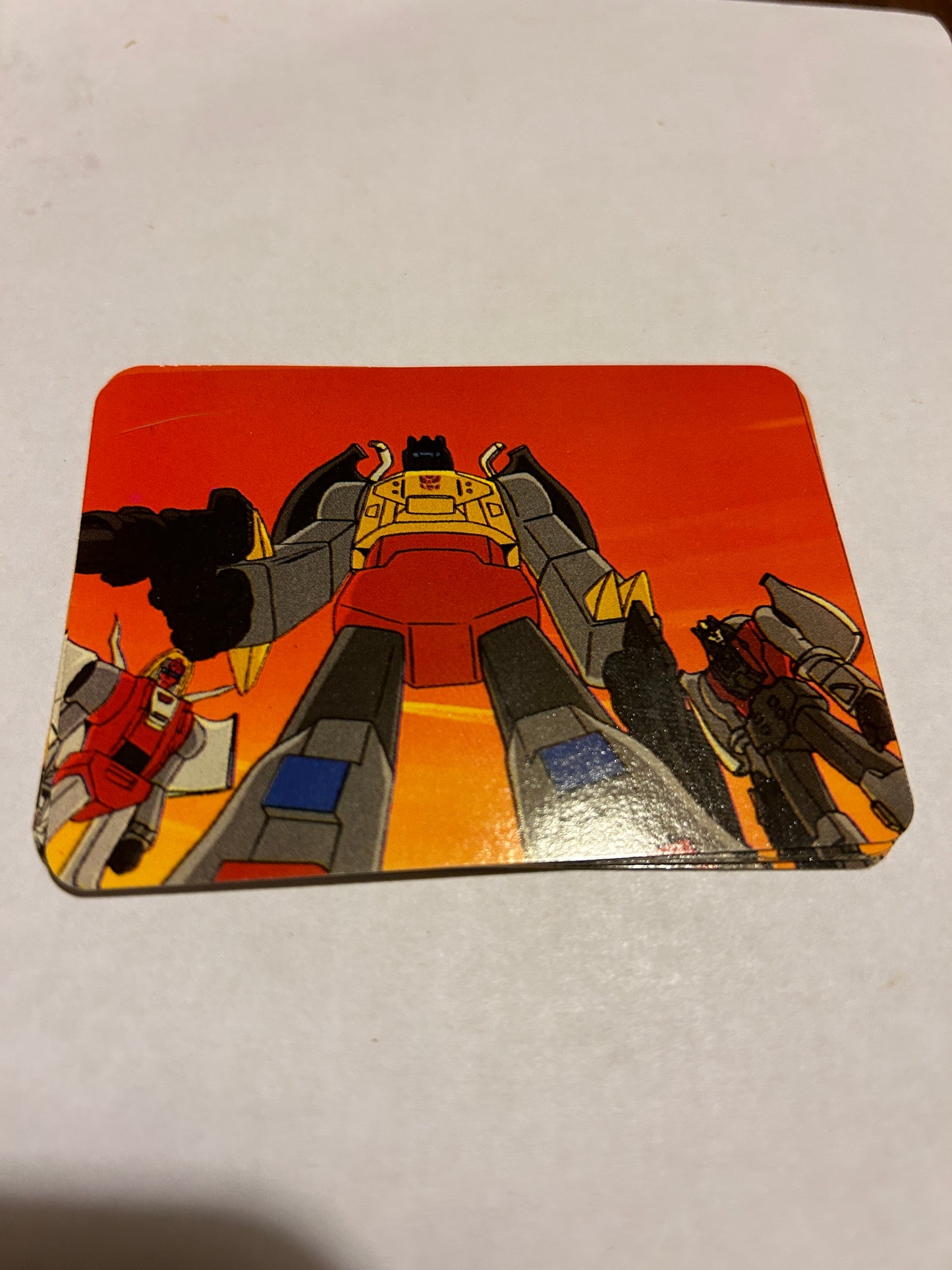 TF G1 Milton Bradley Action Card #157 The Dinobot Commander