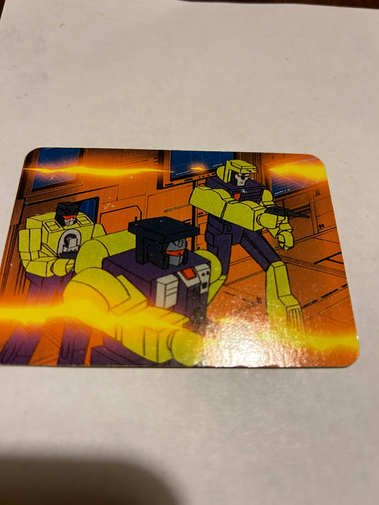 TF G1 Milton Bradley Action Card #164 Constructicon Intruders