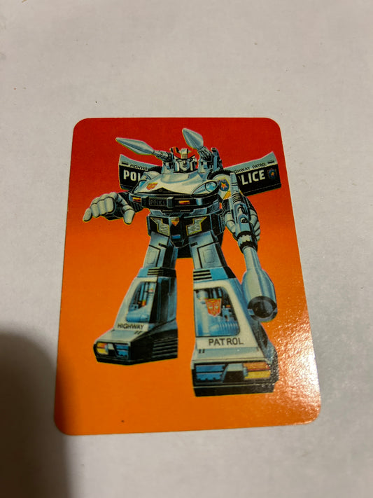 TF G1 Milton Bradley Action Card #16 Prowl