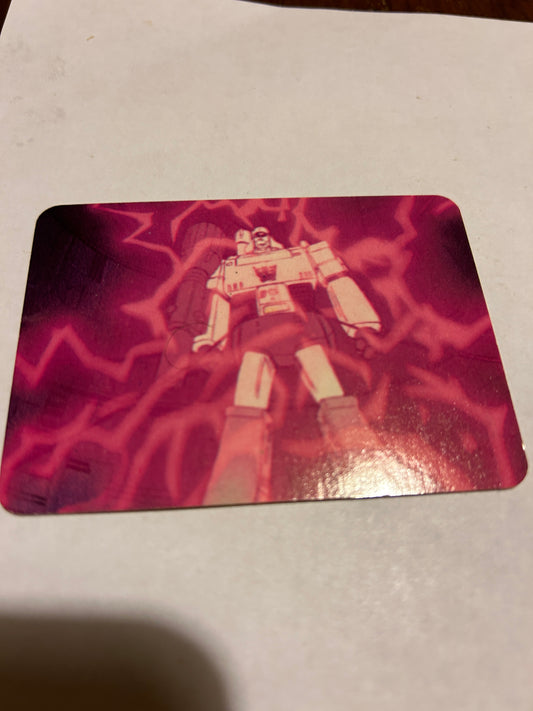 TF G1 Milton Bradley Action Card #167 Megatron's Strength Injection