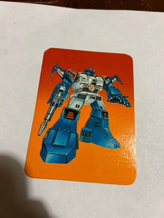 TF G1 Milton Bradley Action Card #20 Topspin