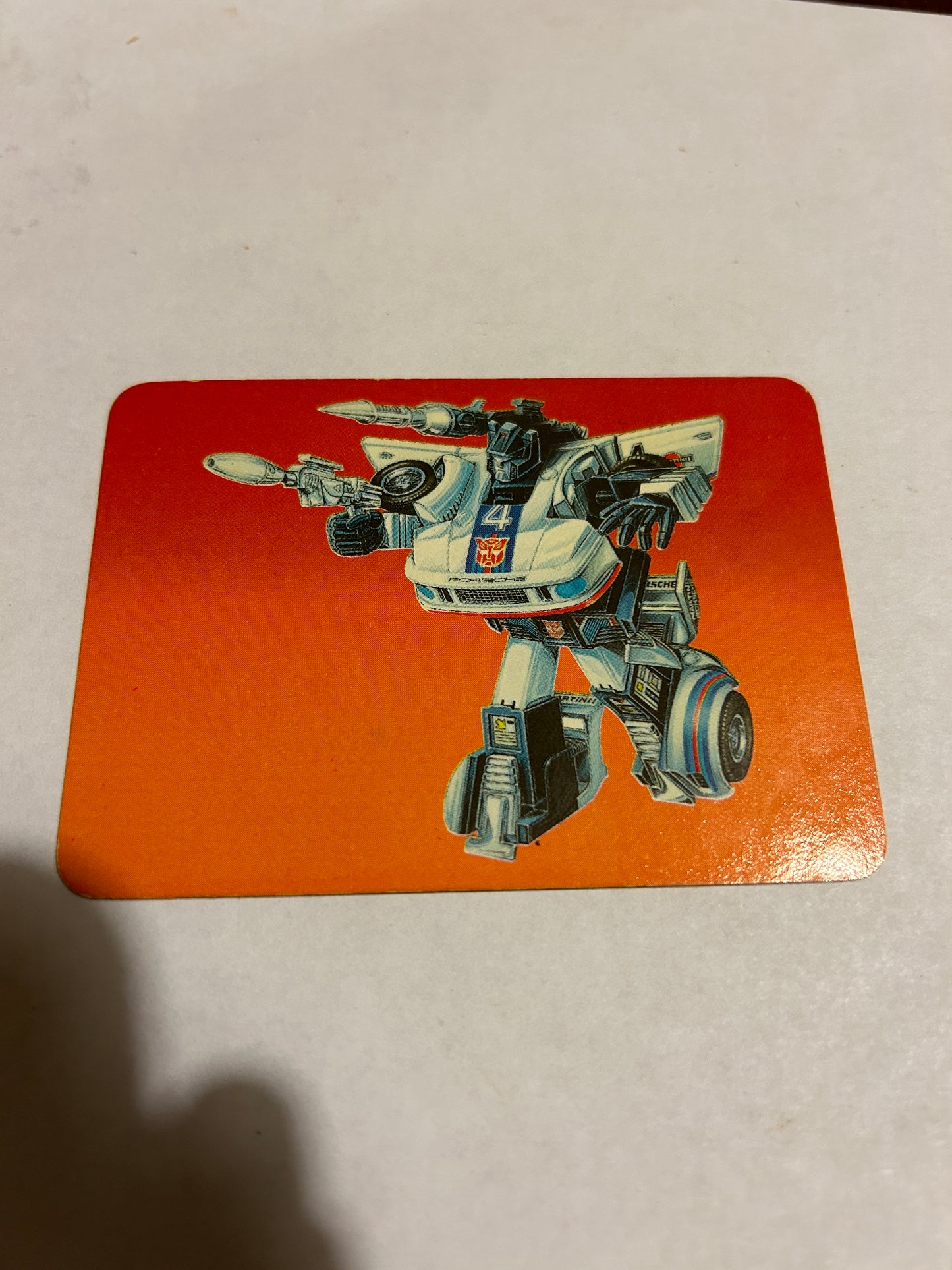 TF G1 Milton Bradley Action Card #2 Jazz