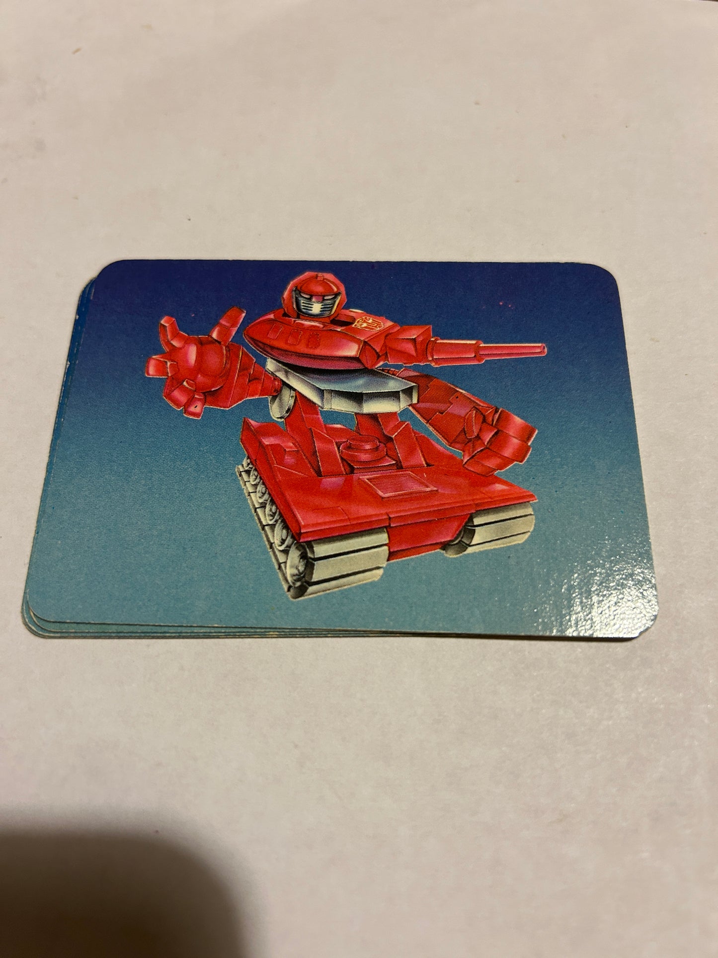 TF G1 Milton Bradley Action Card #31 Warpath