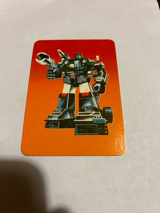 TF G1 Milton Bradley Action Card #39 Hound