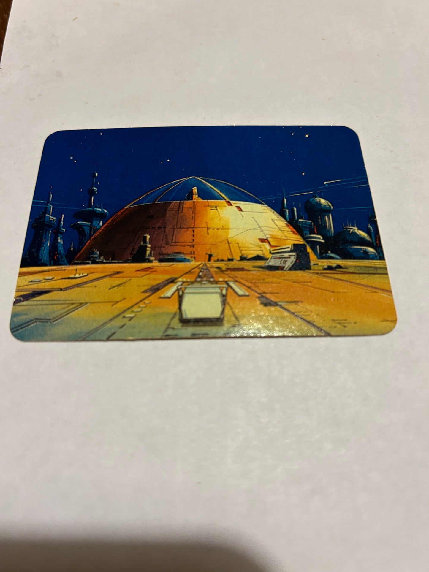 TF G1 Milton Bradley Action Card #48 Autobots' Domed Home