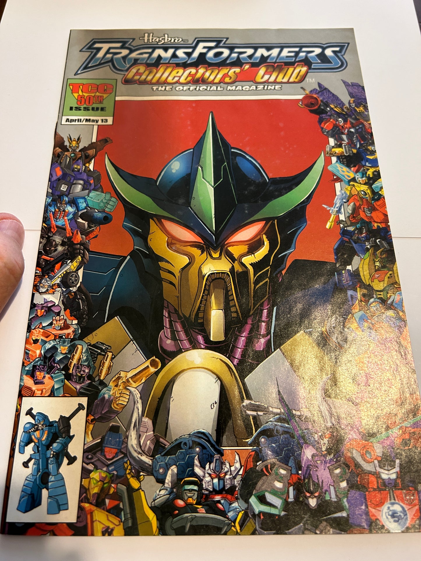 Botcon / TFCC membership mailer #50 damaged