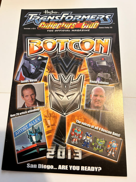 Botcon / TFCC membership mailer #51