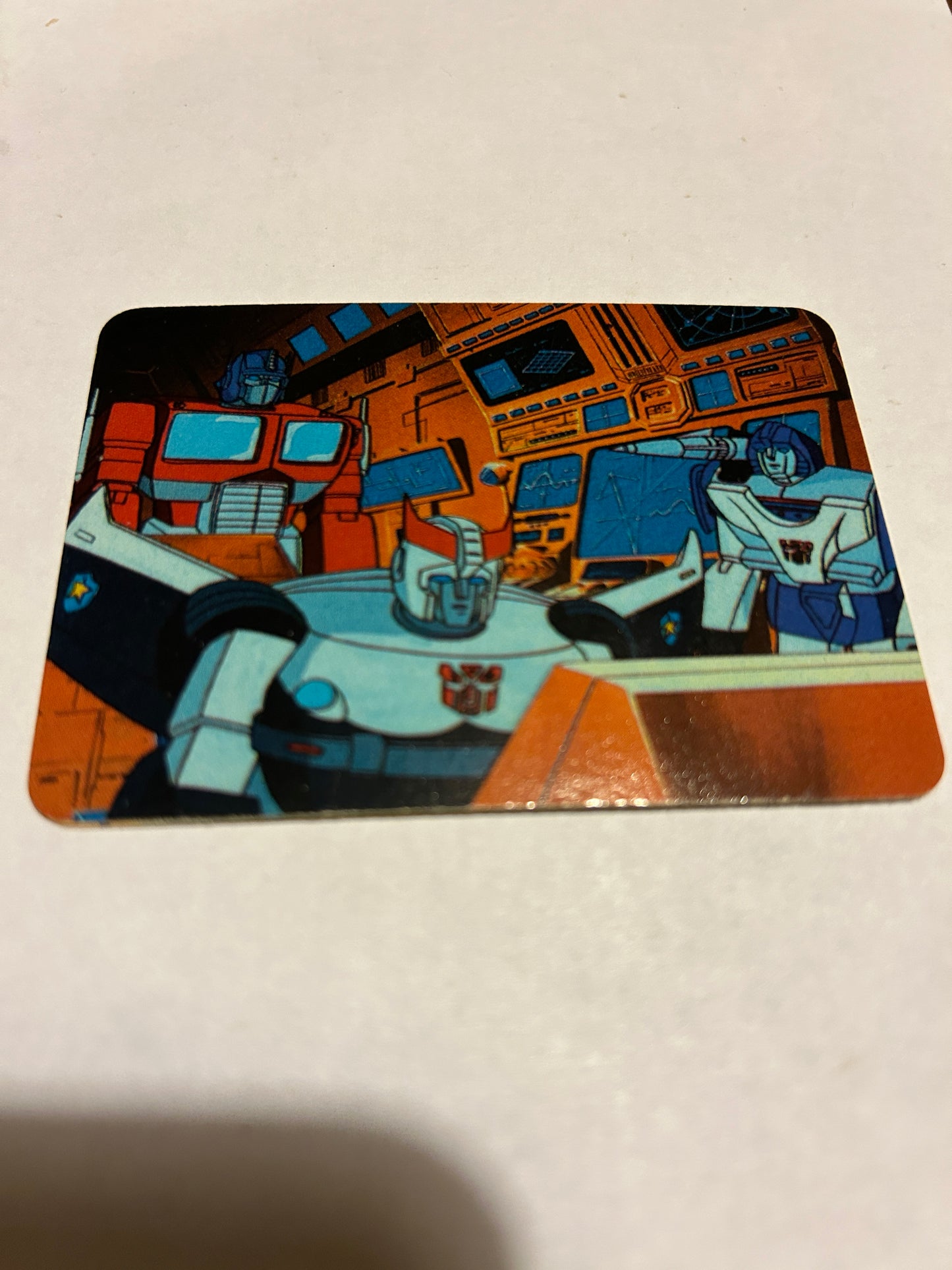 TF G1 Milton Bradley Action Card #53 Prowl Navigates