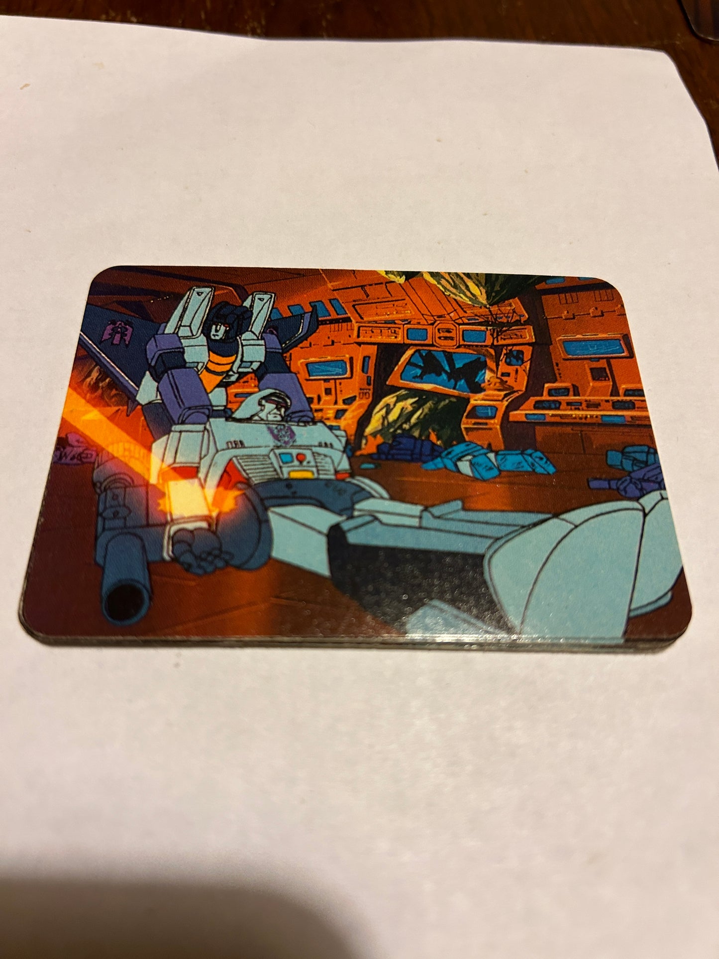 TF G1 Milton Bradley Action Card #58 The Fallen Leader