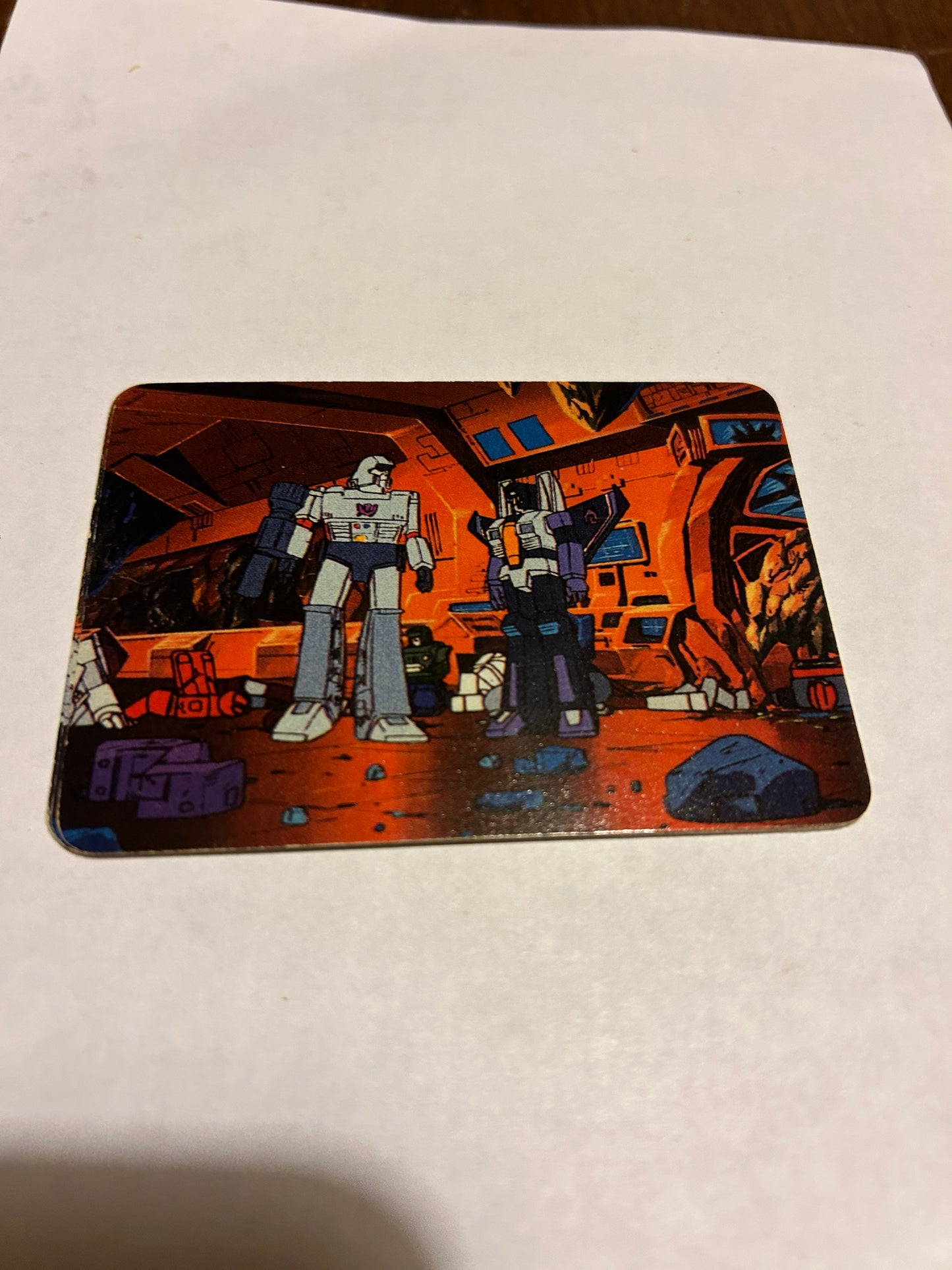 TF G1 Milton Bradley Action Card #60 Physical Damage