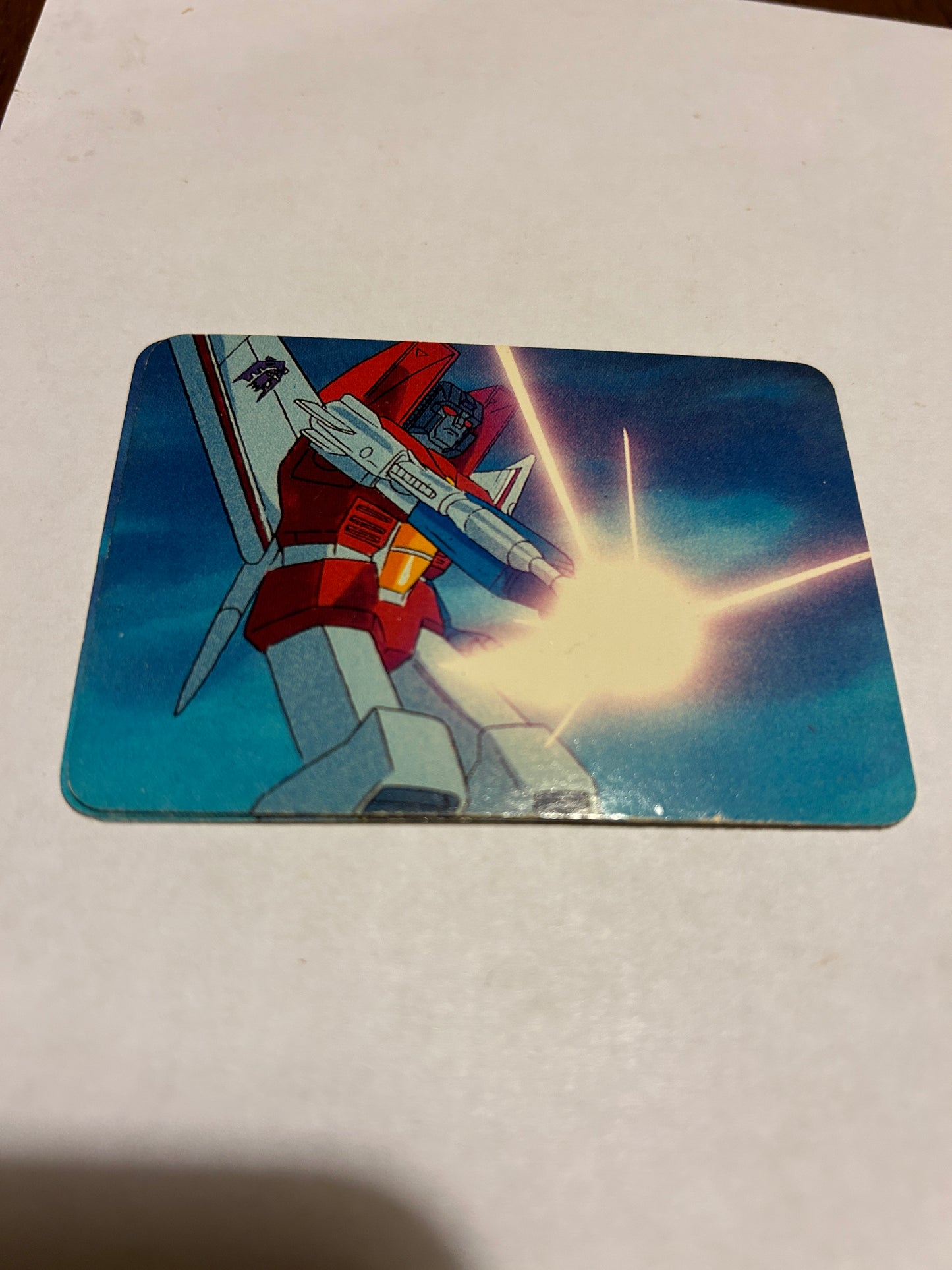 TF G1 Milton Bradley Action Card #63 Starscream's Negative Effects