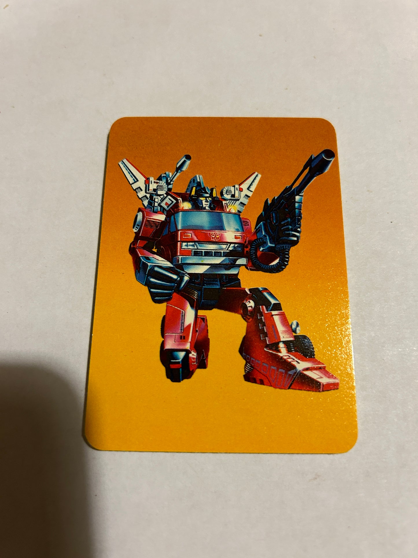 TF G1 Milton Bradley Action Card #7 Inferno