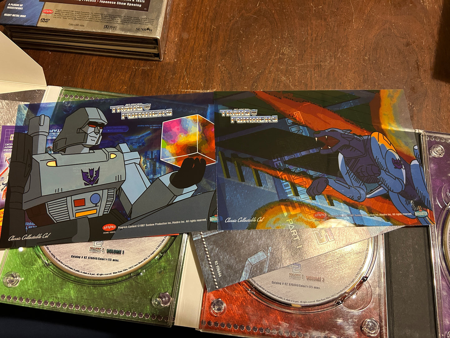 TF G1 Rhino Collection DVD set