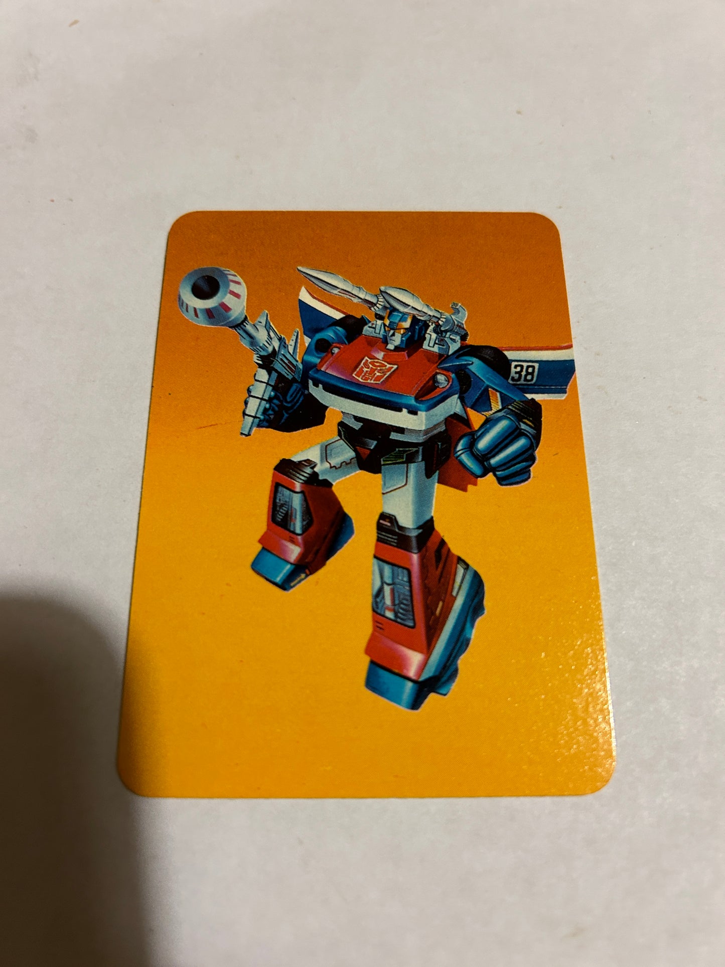 TF G1 Milton Bradley Action Card #8 Smokescreen