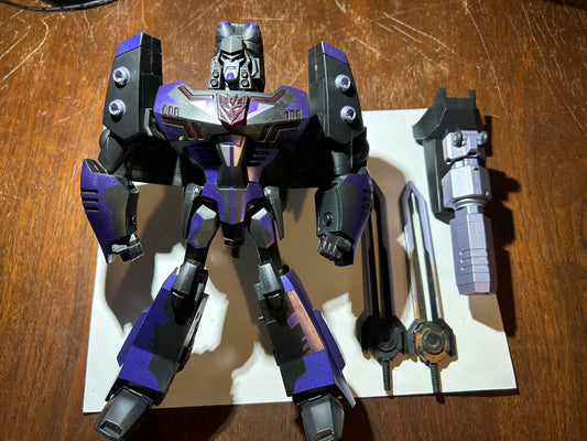 TF Animated Megatron Shadow Blade Leader incomplete